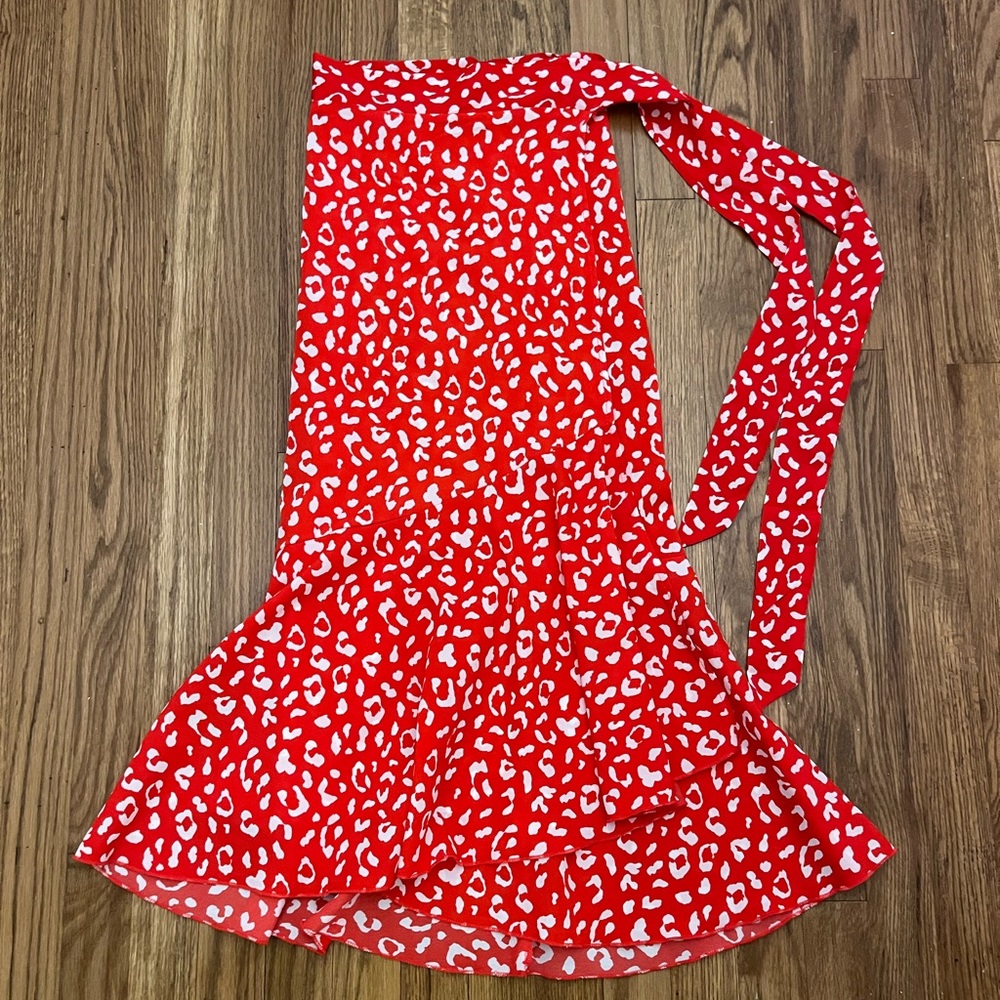 Cheetah Wrap Skirt